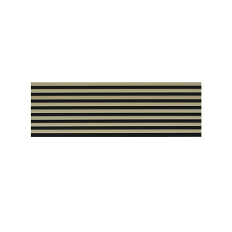 Wooden wall panel 2700 x 400mm (Black - Olive green)